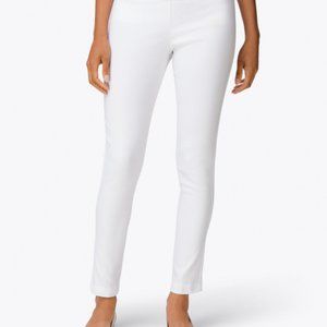 Elliott Lauren Control Stretch Pull On Ankle Pant - white Size 8